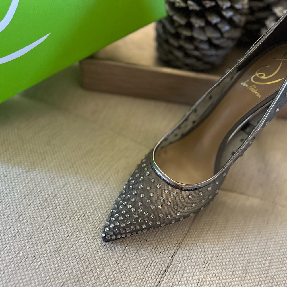 Sam Edelman Hazel Mesh Pointed Toe Heels - Picture 5 of 12